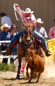 This is the best rodeo photo I ever took, and it won both state and national awards. $200 for framed and matted print No. 1. $20 for signed and numbered prints. Ask for "Roper" 