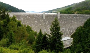 The Hungry Horse Dam outside Glacier National Park generates 428 megawatts of squeaky clean electricity.